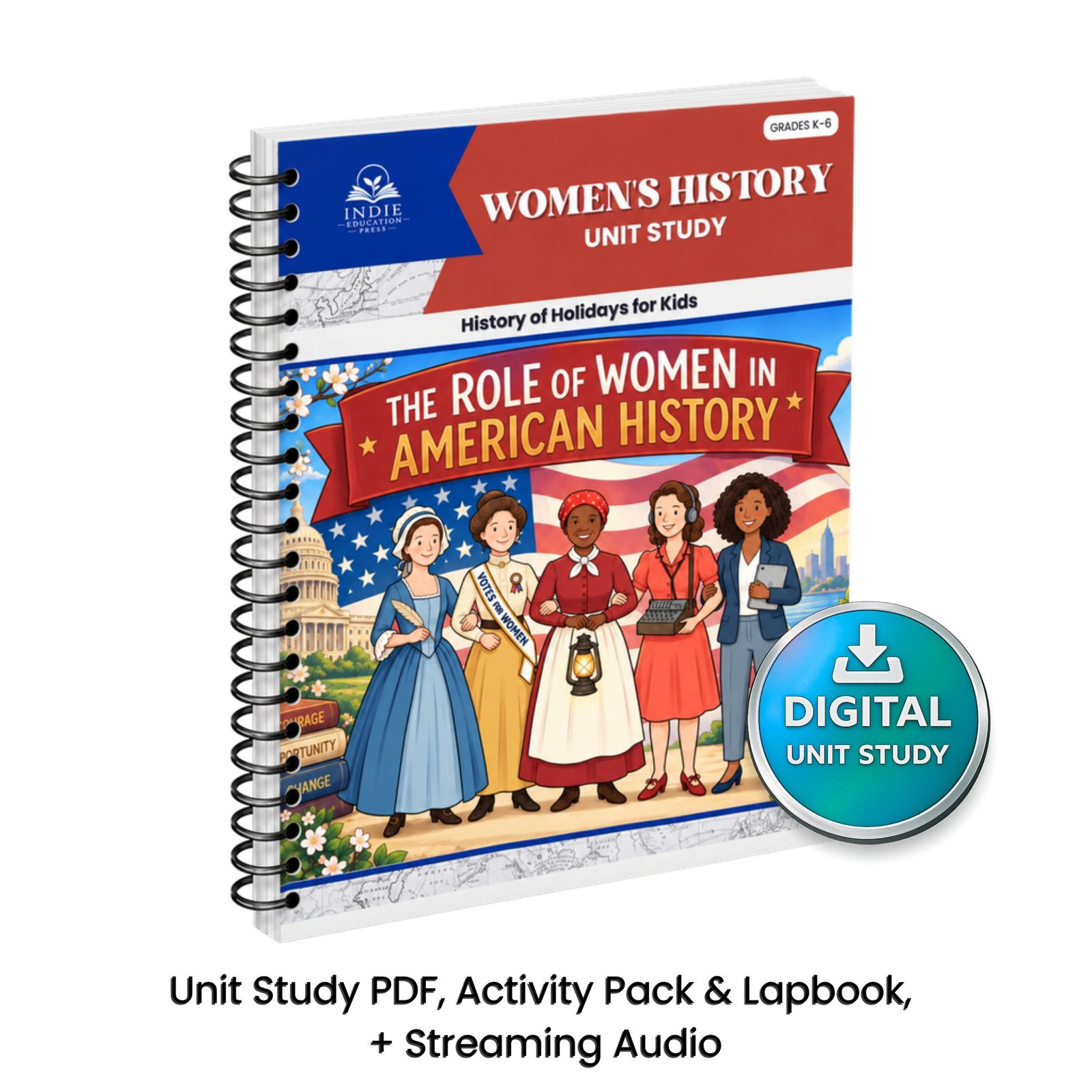 Women's History unit study cover
