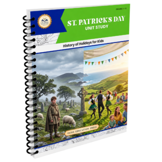 History of St. Patrick's Day Unit Study, Activity Pages and Audio